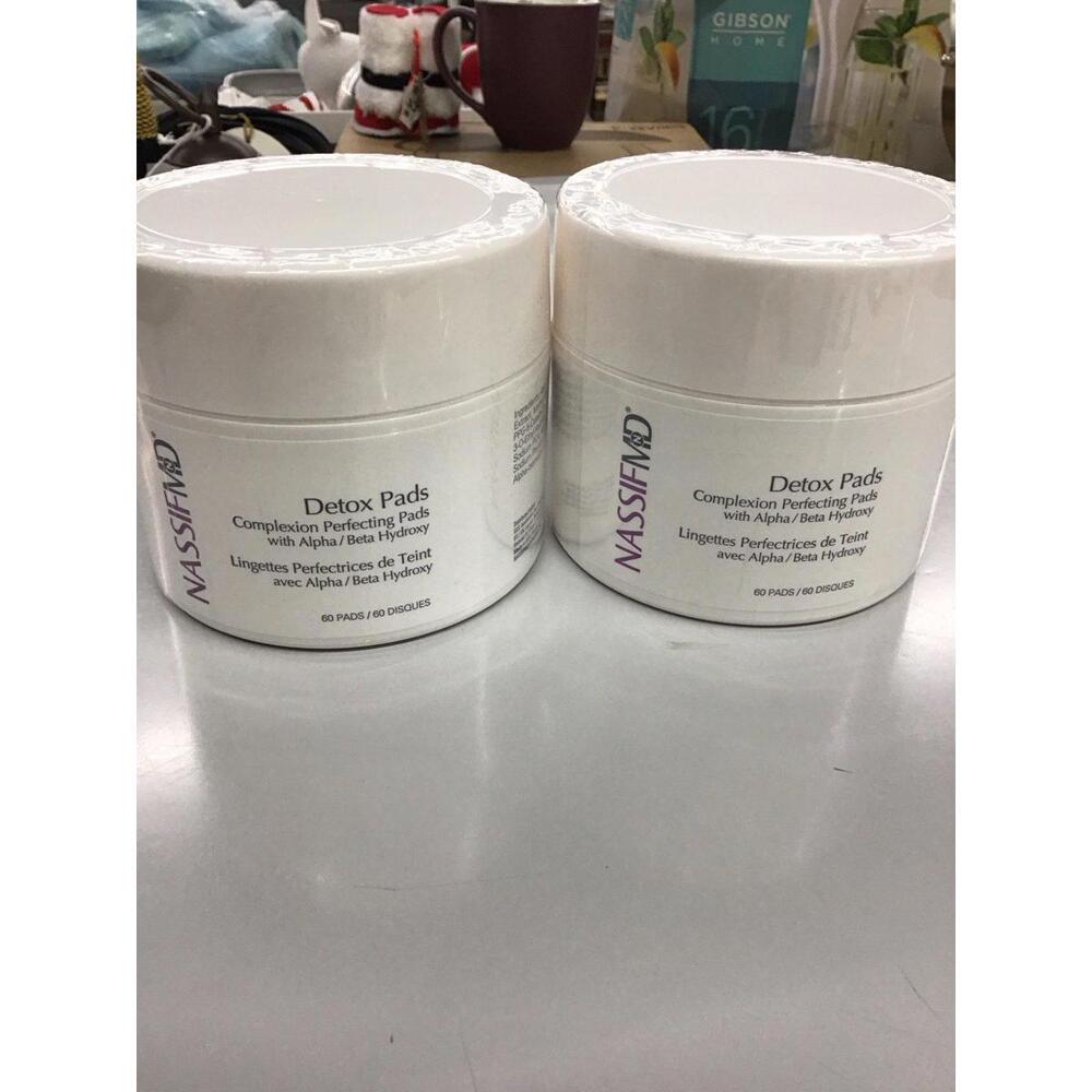 Dr. Nassif MD detox pads set of 2 complexion perfecting alpha beta hydroxy new
